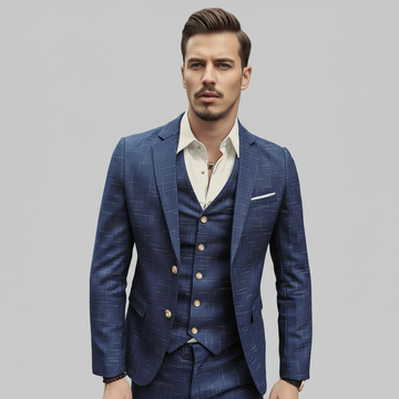 Luxury Three-Piece Slim Suit