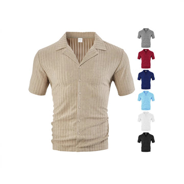 Premium Casual Breathable Lapel Short Sleeve Shirt