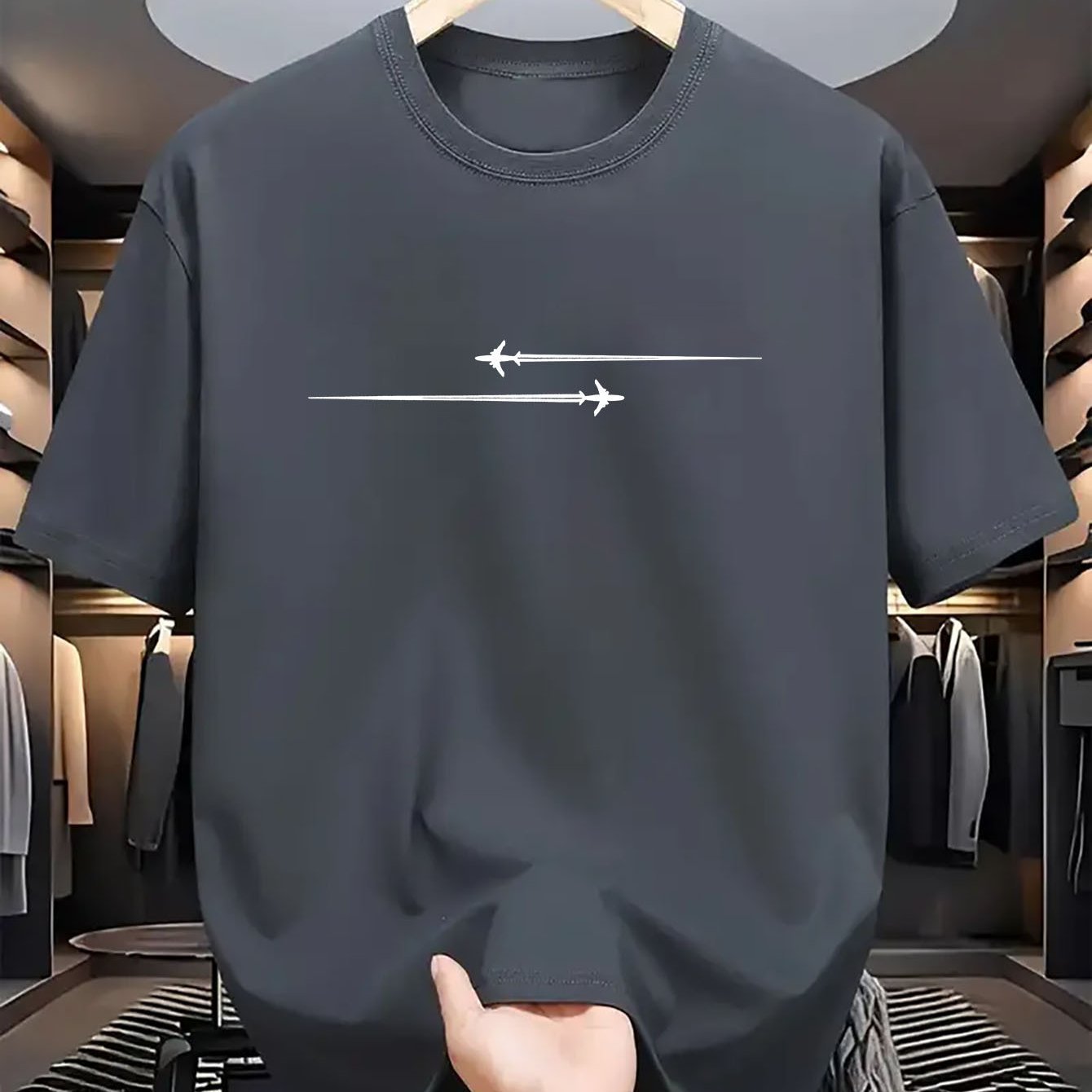 Oversized T-shirt in Premium Cotton - Refined Comfort