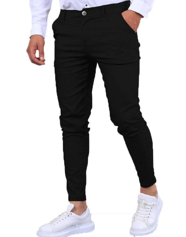 Slim Casual Pants with Premium Stretch