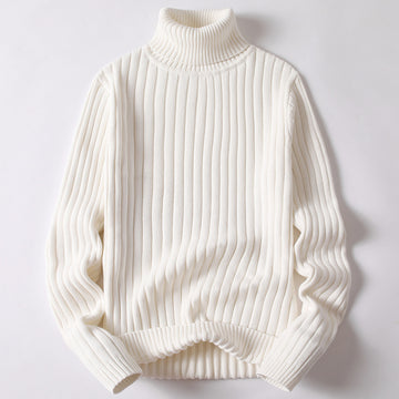 Men's Premium High-Neck Knit Sweater