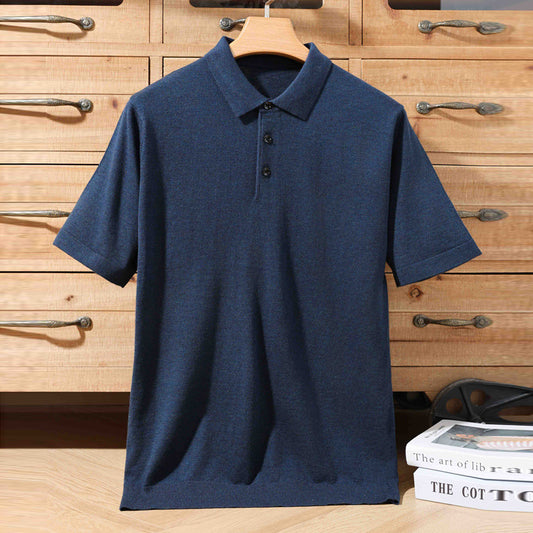 Refined Slim Polo — Lightweight Knit