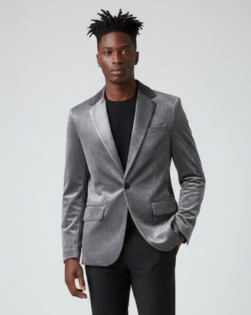 Elegant Velvet Formal Suit