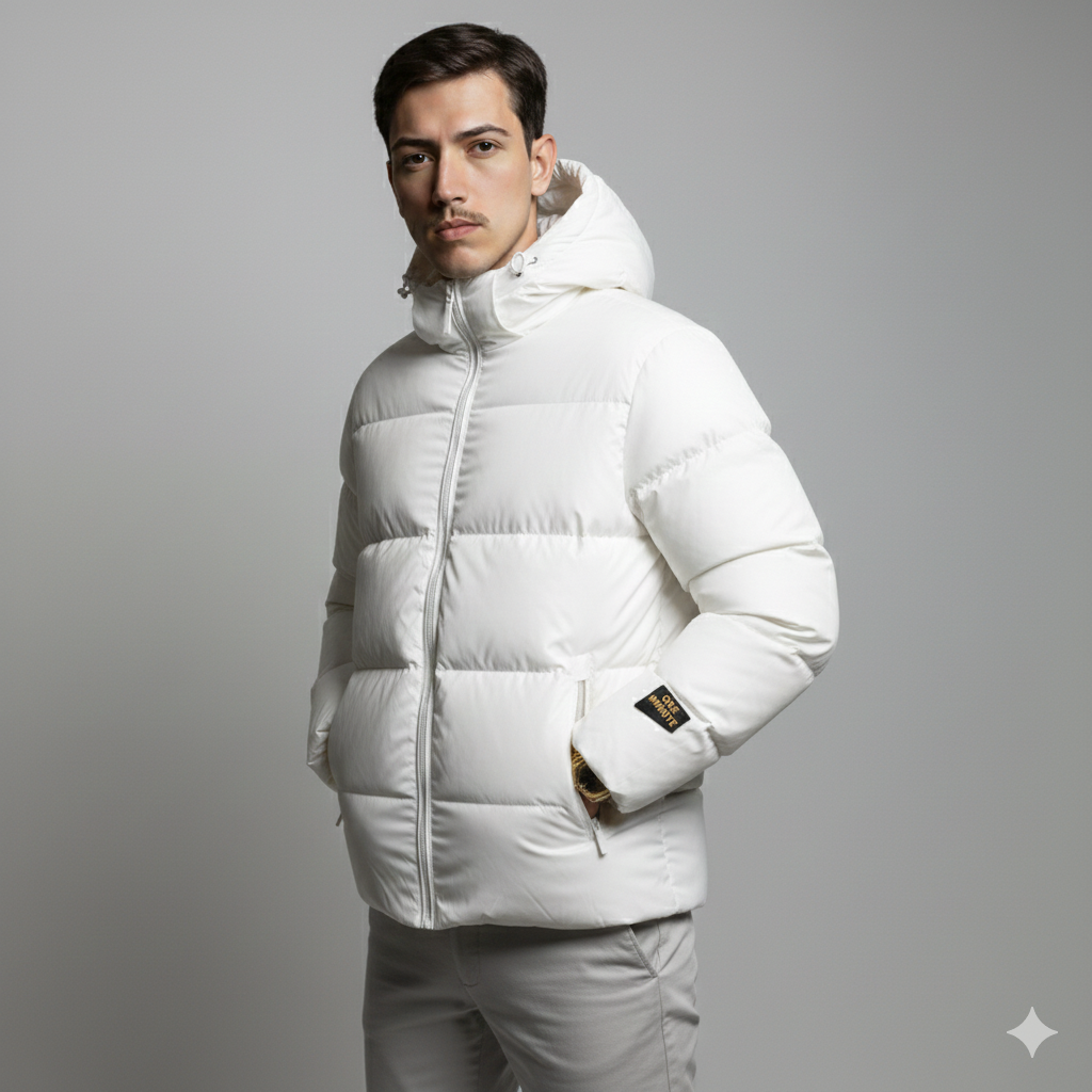 Solid Color American Loose Cotton Jacket With Hood