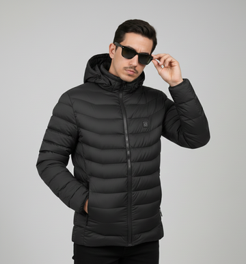 Jacket with electric heating, 3 heating levels